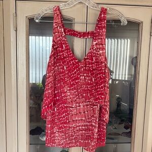 White House black market sleeveless blouse size small